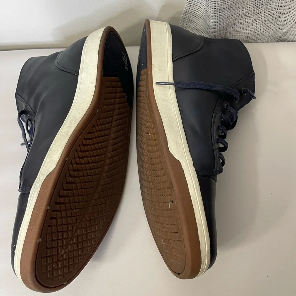 Cole Haan Men’s Grand Zero Navy Leather High Top Shoes Lace Up casual Size 13